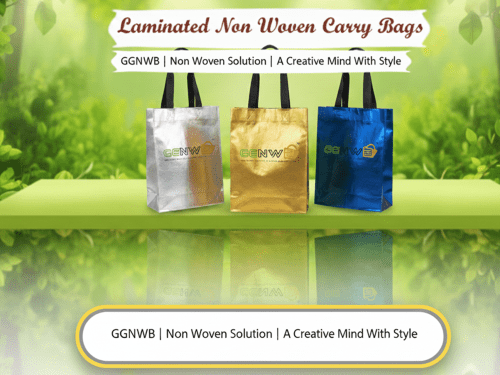 2/3 Sides Gusset Non Woven Bags – Red Color