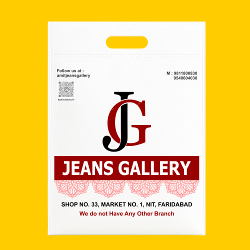 Fashion Retail D-Cut Non-Woven Bag