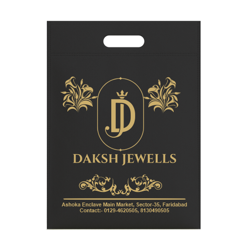 Premium Jewellery Store D-Cut Non-Woven Bag