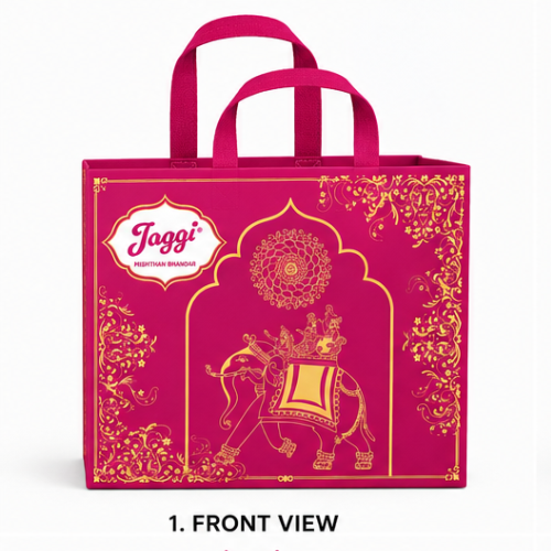 Custom Printed Laminated Gift Carry Bag