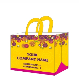 Custom Printed Promotional Non Woven Carry Bags