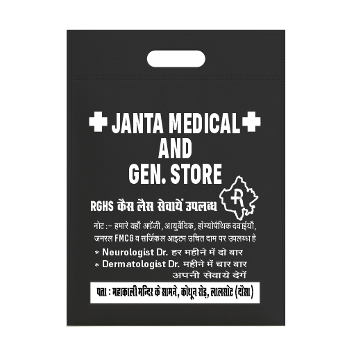 Pharma Industry Non Woven Bags – Black Color