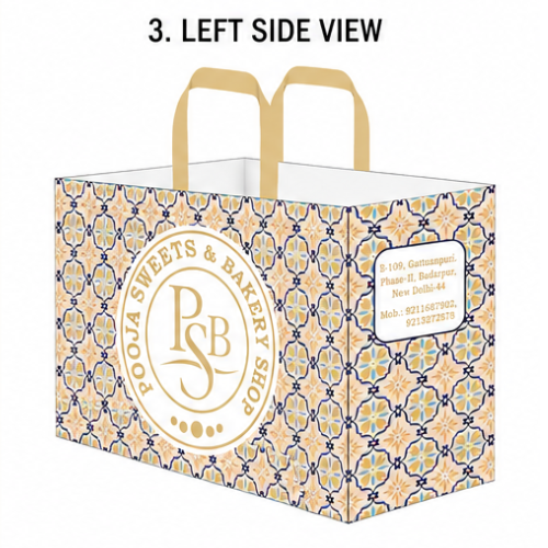 Laminated Box Bag – 0.25 kg Capacity – Blue Color