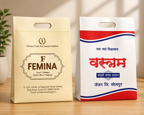 D-Cut Non Woven Bags