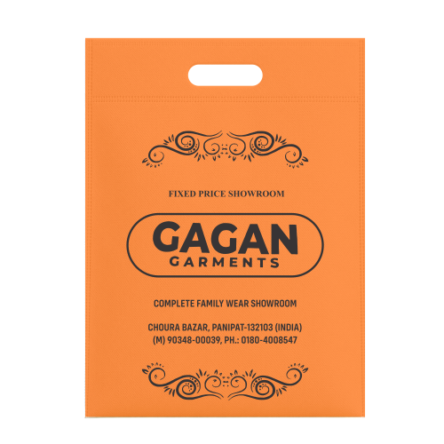 Custom Printed D-Cut Non-Woven Promotional Bag