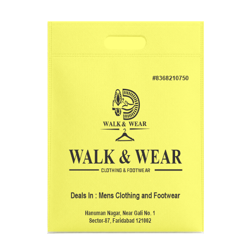 Custom Printed D-Cut Non-Woven Retail Store Bag