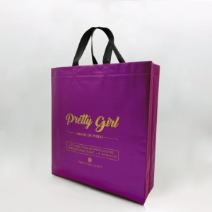Purple Coloured Non Woven bag