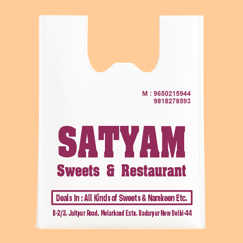 W-Cut Non Woven Exhibition Bag — Strong W-shaped gusset, custom printable, eco-friendly